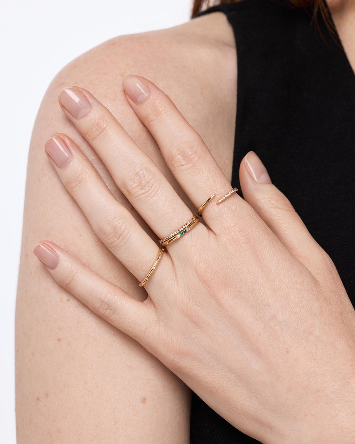 Birthstone Jewelry - 4 Stone Birthstone Ring