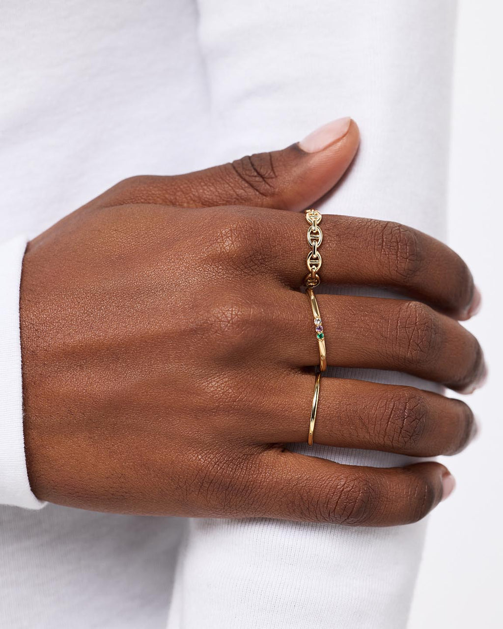 Birthstone Jewelry - 3 Stone Birthstone Ring