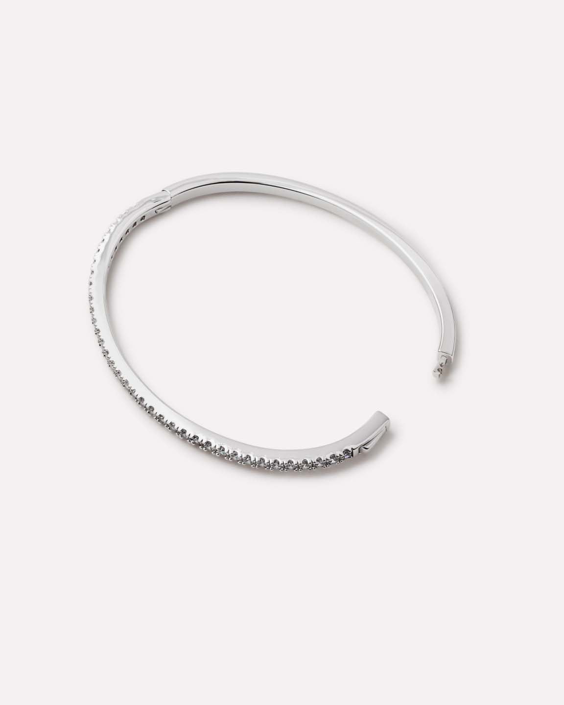 Bangle Bracelet - Juliette Silver