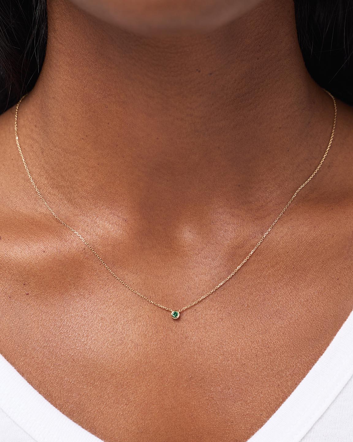 MTO 3 - Pebble 2 Stone Necklace