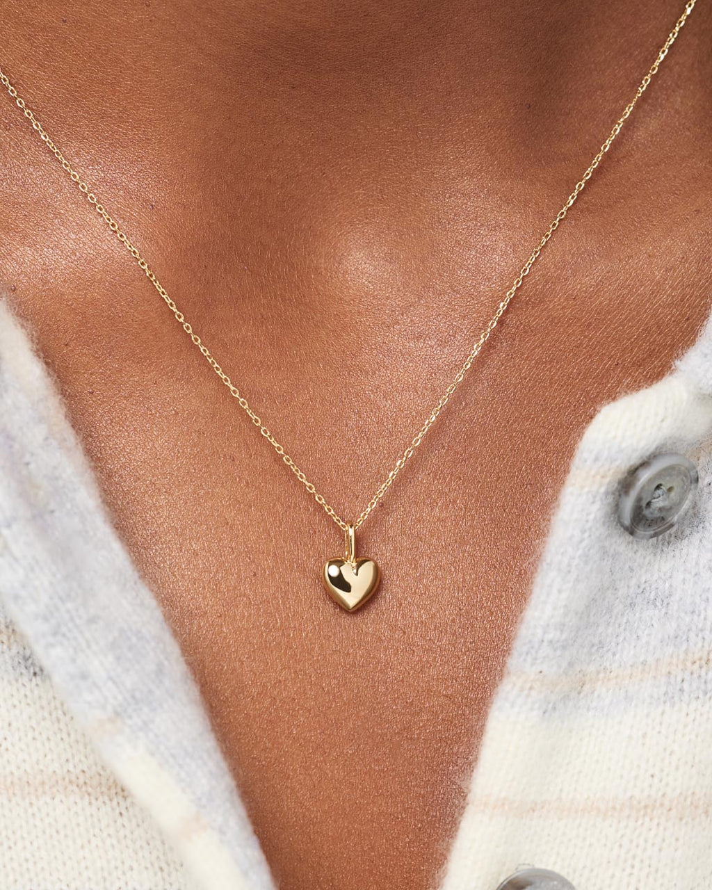 Gold Heart Necklace - Ellery