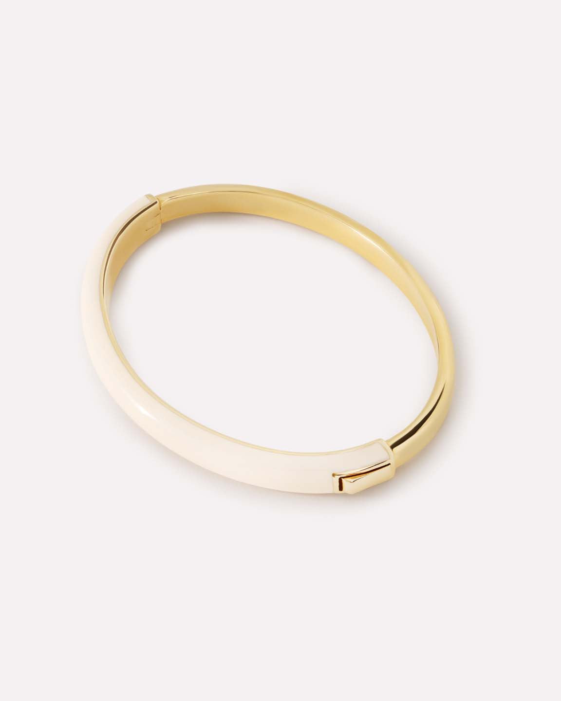 Gold Bangle Bracelet - Brynley White