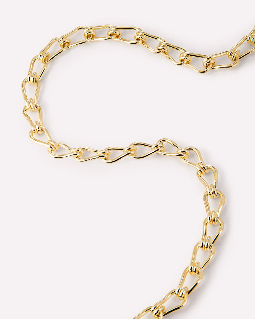Gold Chain Necklace - Violet Chain Necklace