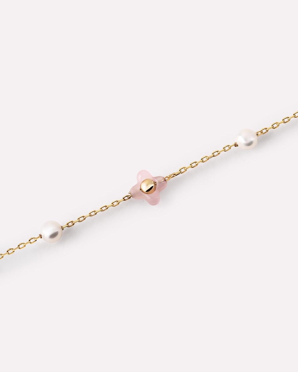 Flower Bracelet - Hannah Bracelet Rose Quartz