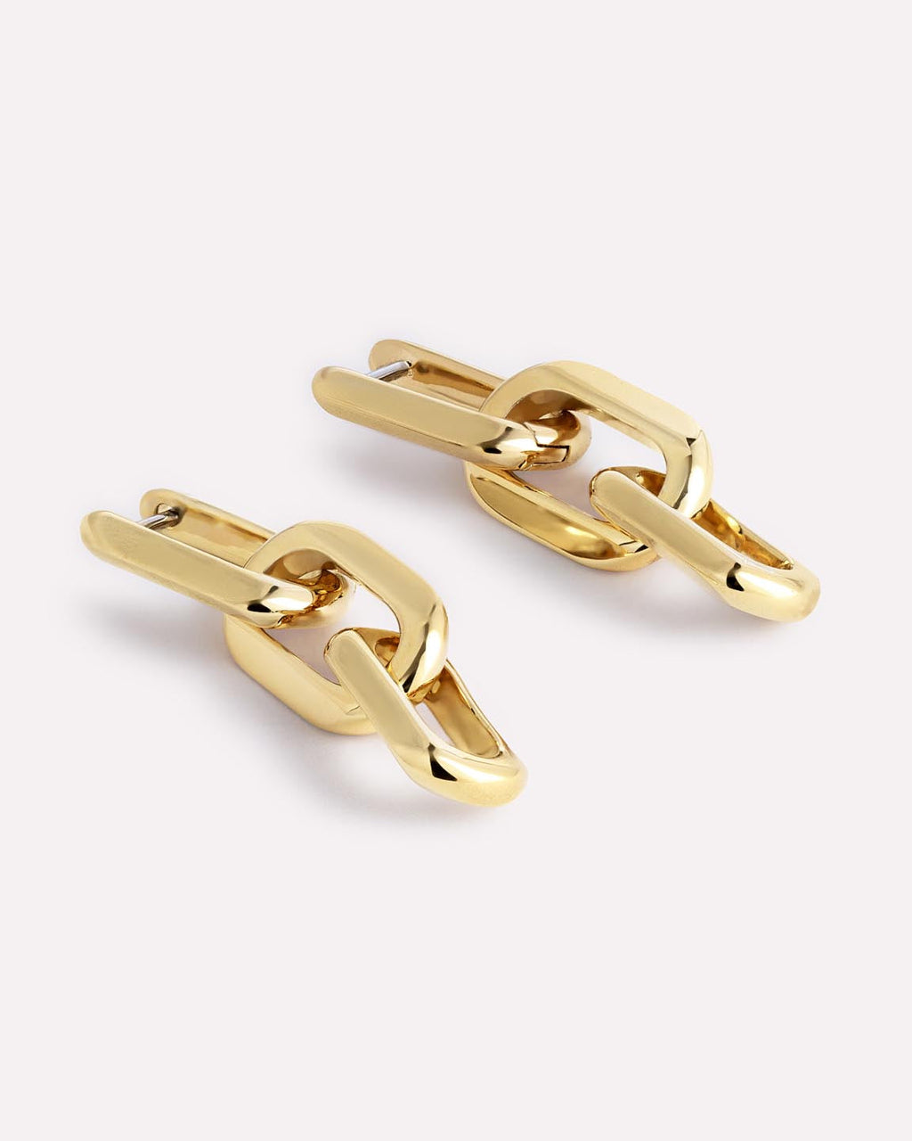 Statement Earrings - Eve Triple Link Hoops