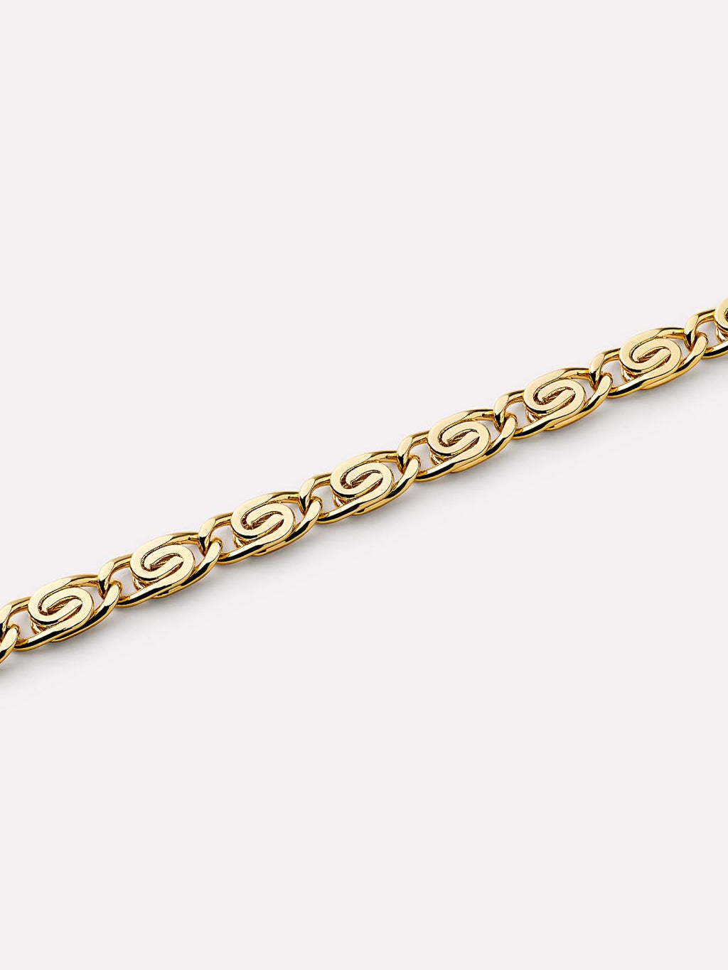 Gold Chain Bracelet - Navy Bracelet