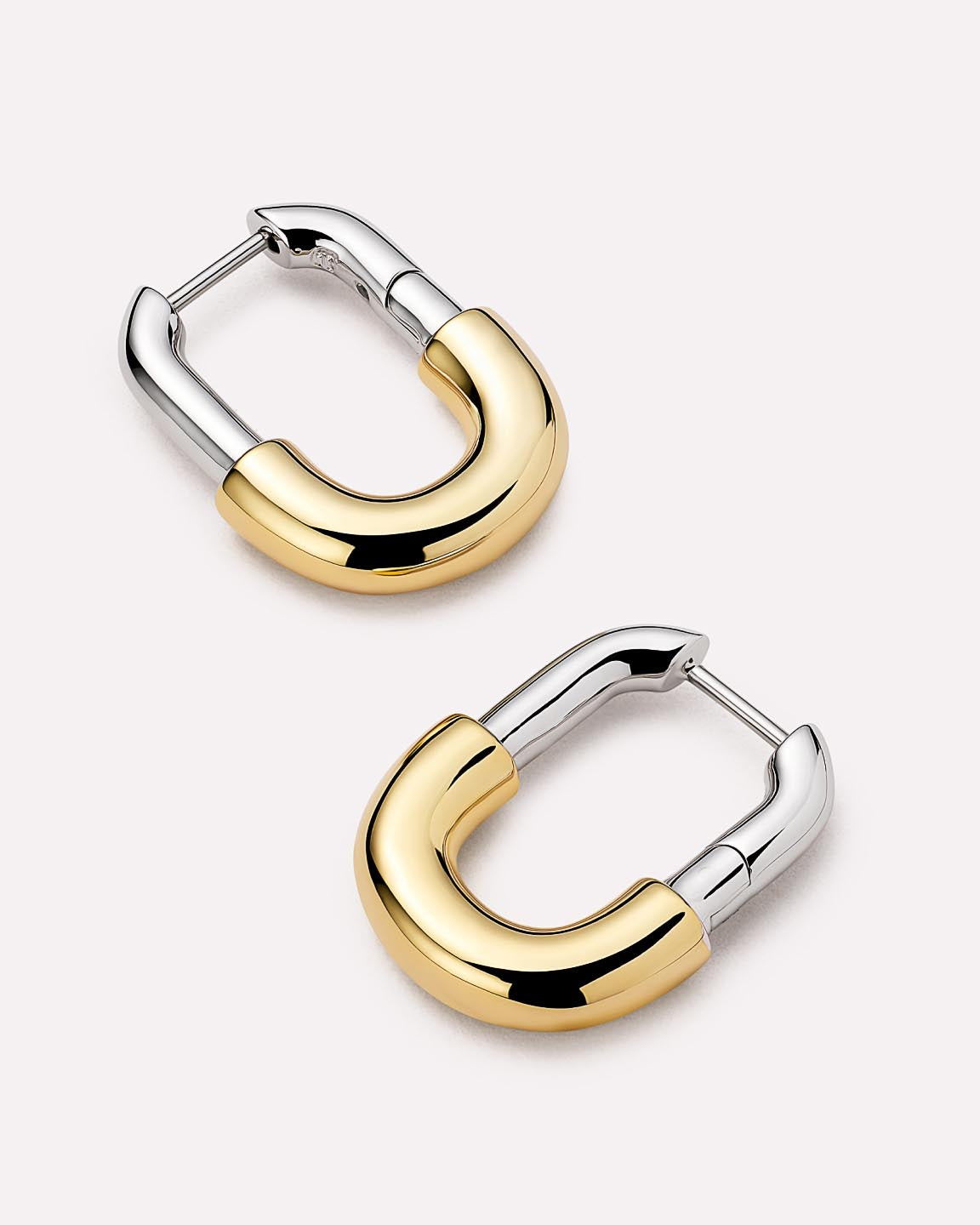 Gold Hoops - Brynley Hoops Two Tone