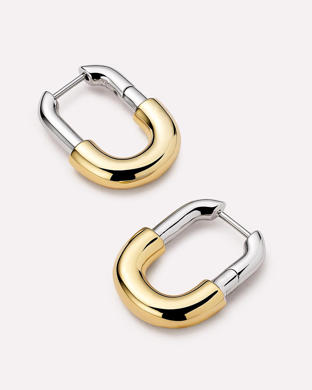 Gold Hoops - Brynley Hoops Two Tone
