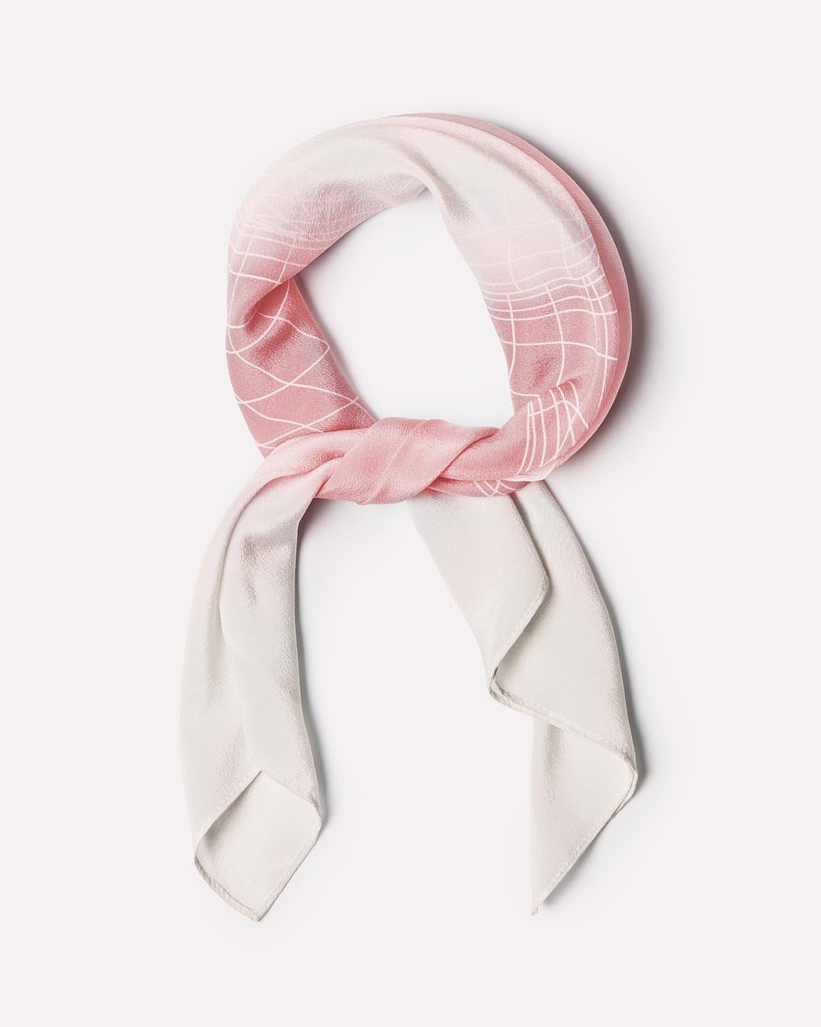 Pink Silk Scarf - Flora Silk Scarf