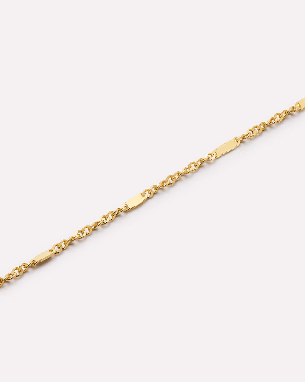 Solid Yellow Gold - Singapore Chain Bracelet