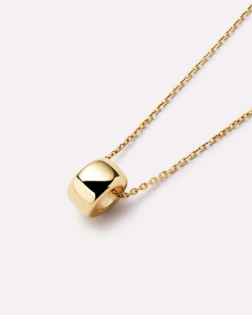 Solid Yellow Gold - Luna Charm