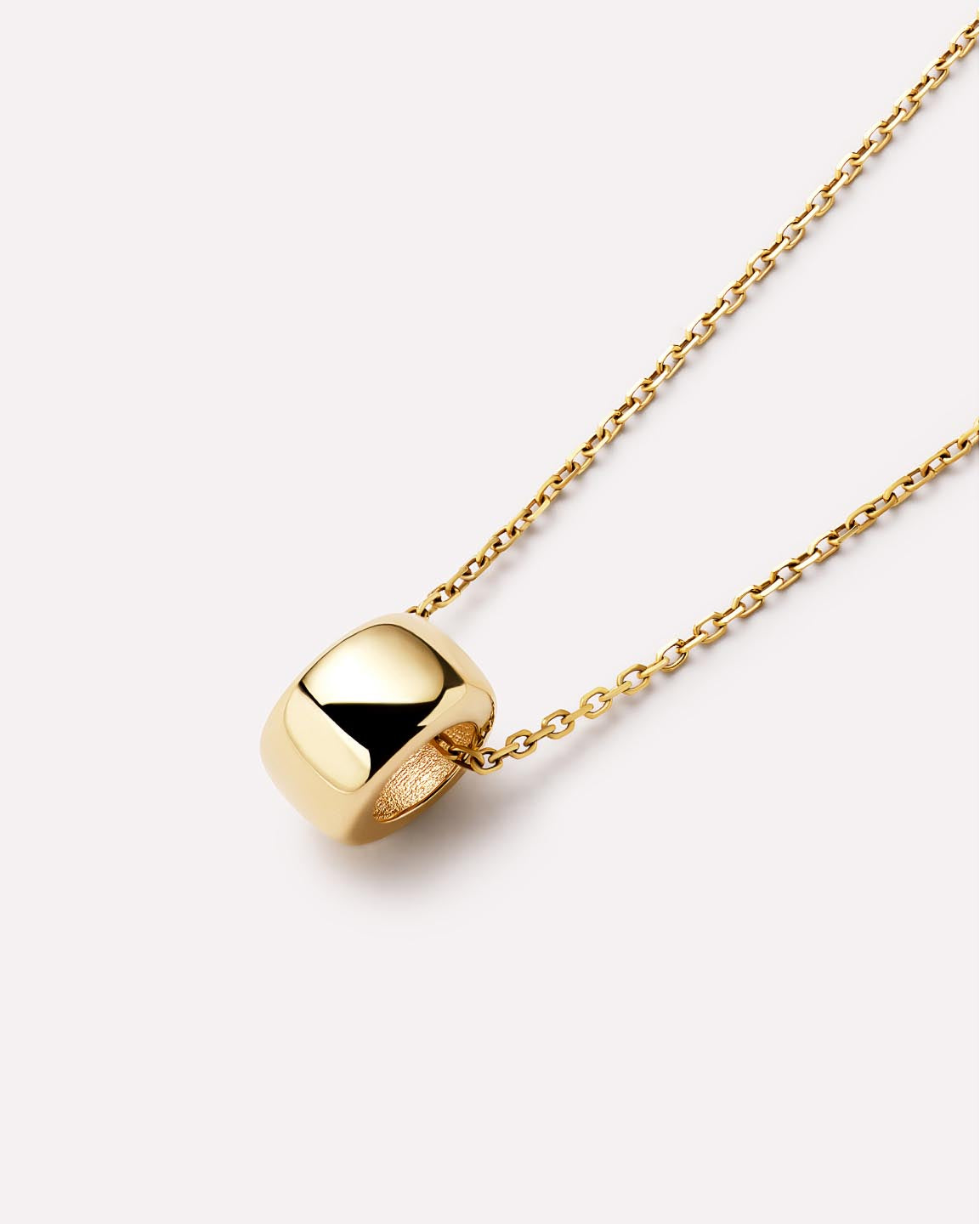 Solid Yellow Gold - Luna Charm