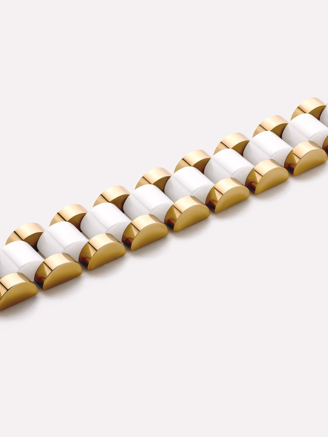 Watch Strap Bracelet - Ora Gold Ceramic