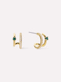 Double Hoop Earrings - Percy