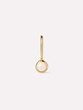 Solid Yellow Gold - Opal Mini Birthstone Charm