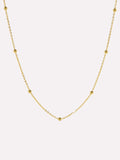 Dainty Gold Necklace - Gold Satellite Necklace