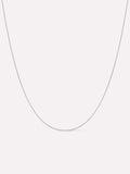 White Gold Chain - White Gold Chain Necklace
