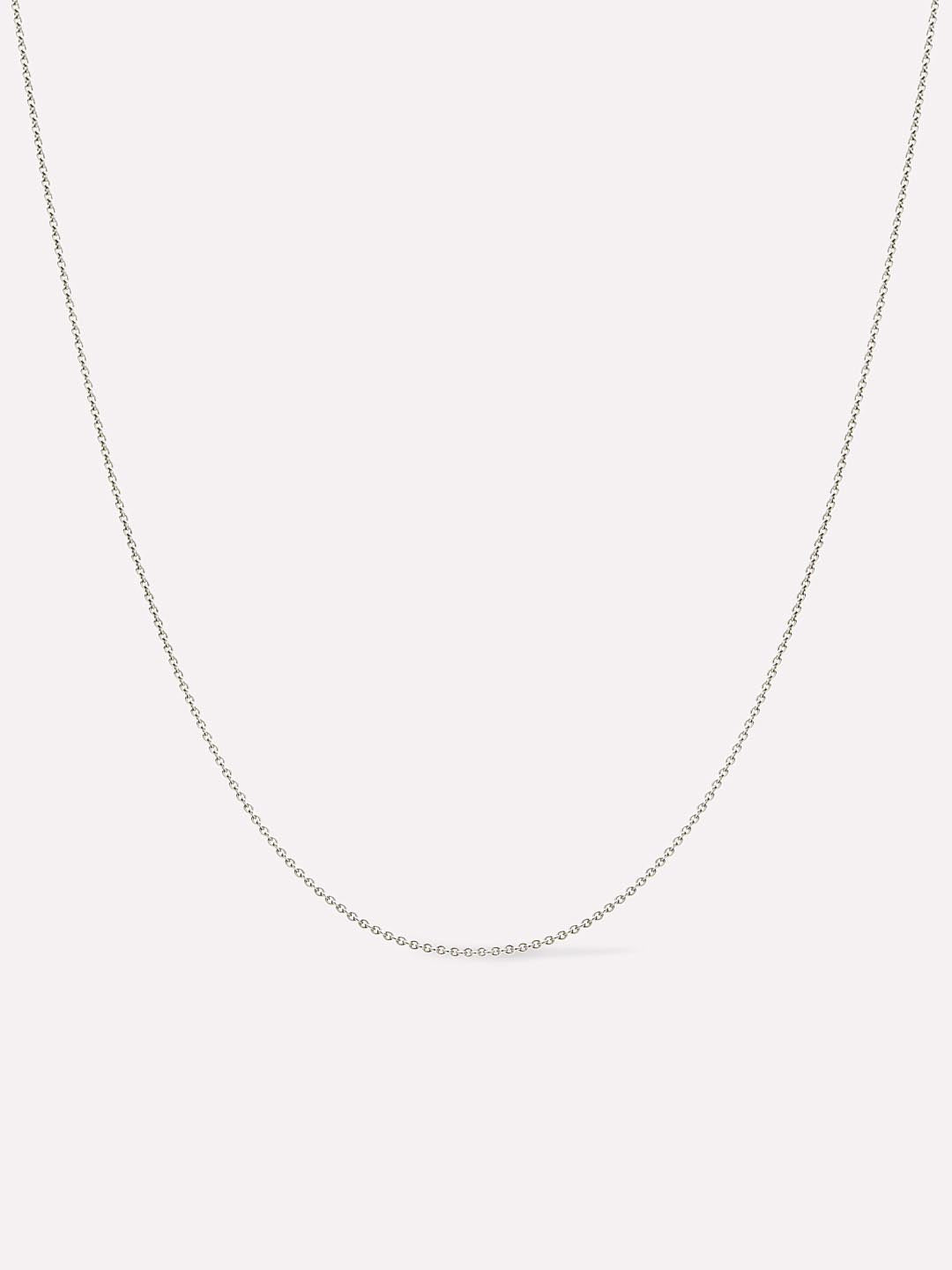 White Gold Chain - White Gold Chain Necklace