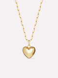 Puffed Heart Necklace - Lev
