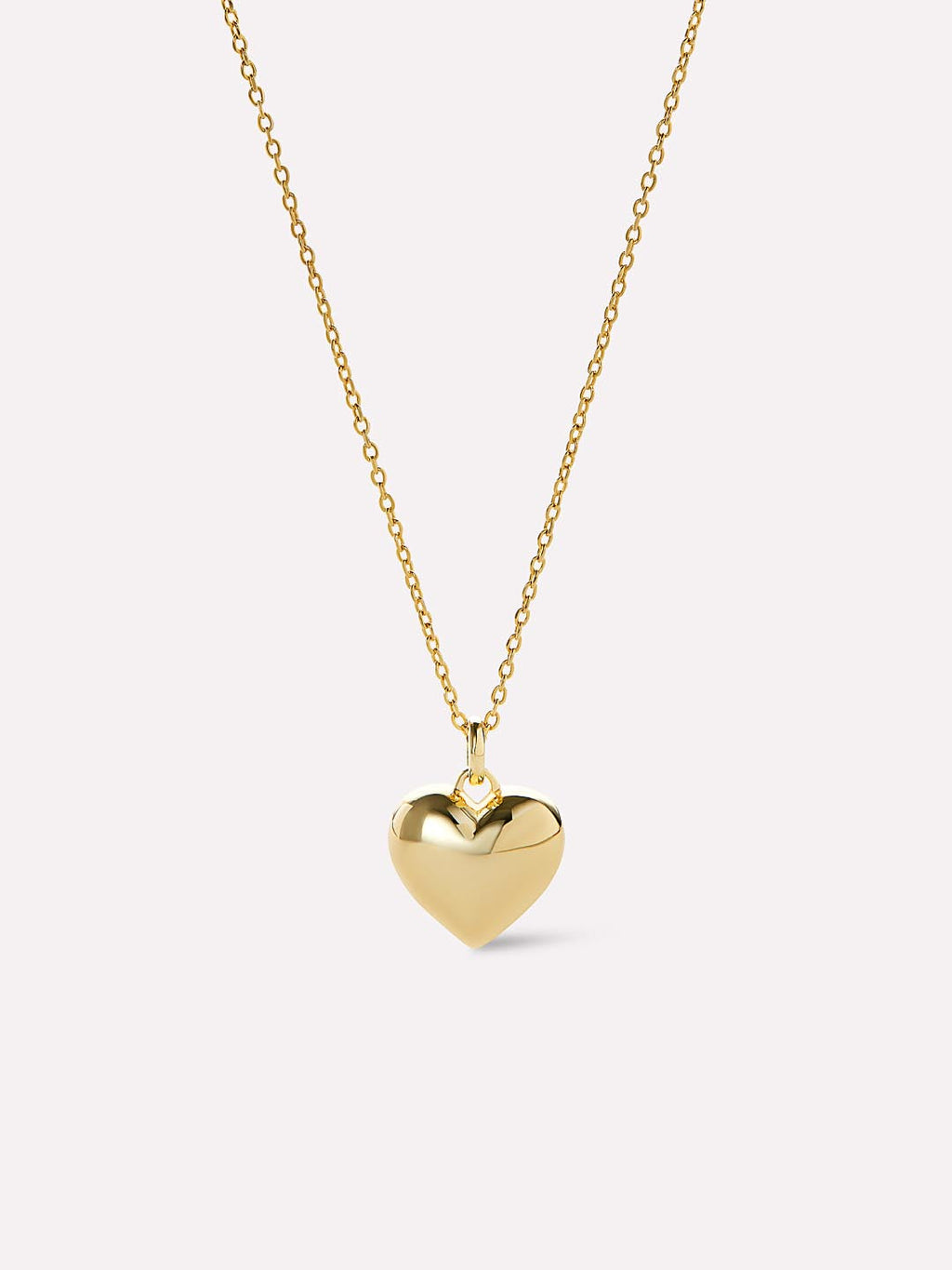 Gold Heart Necklace - Lev Small