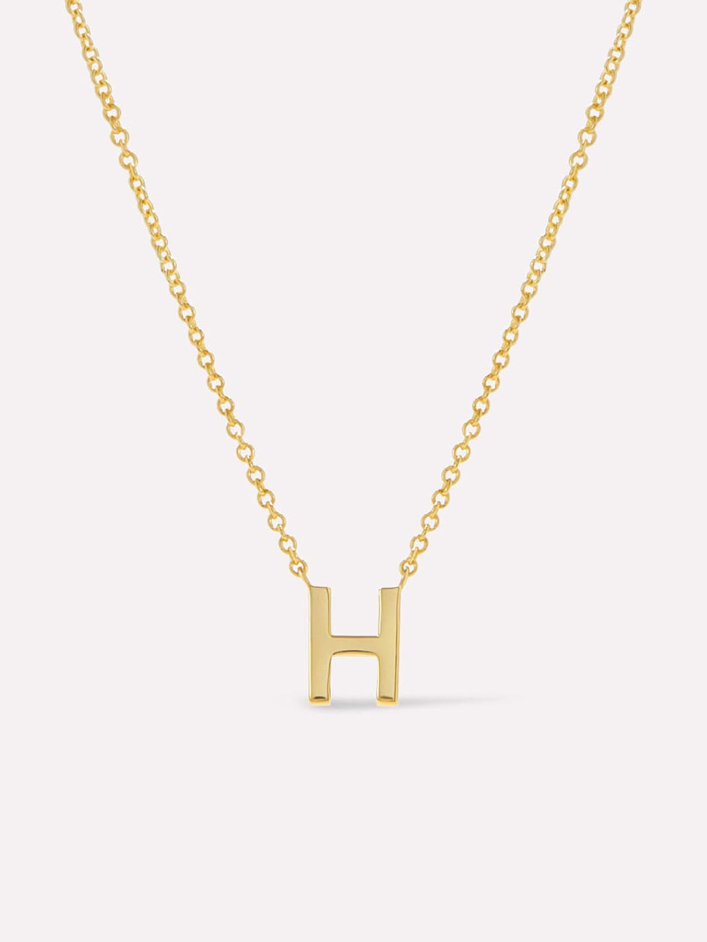 Gold Initial Necklace - Letter Necklace
