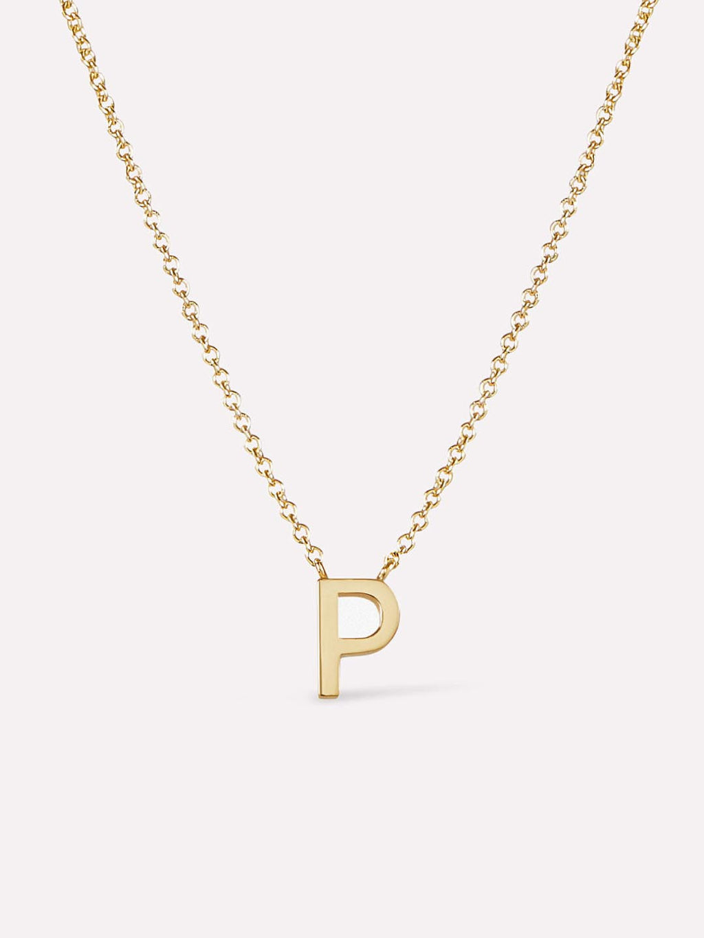 Gold Initial Necklace - Letter Necklace