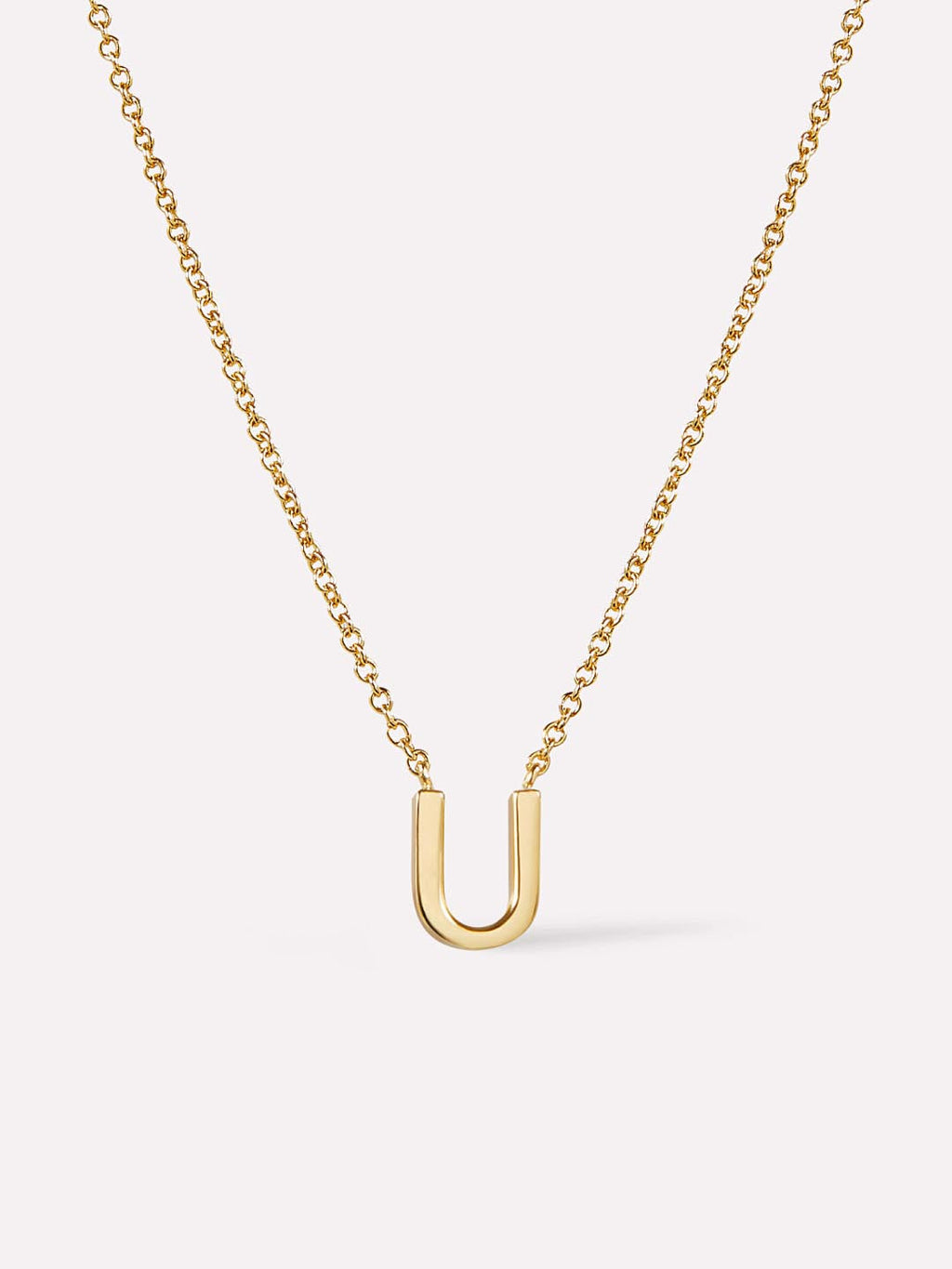 Gold Initial Necklace - Letter Necklace