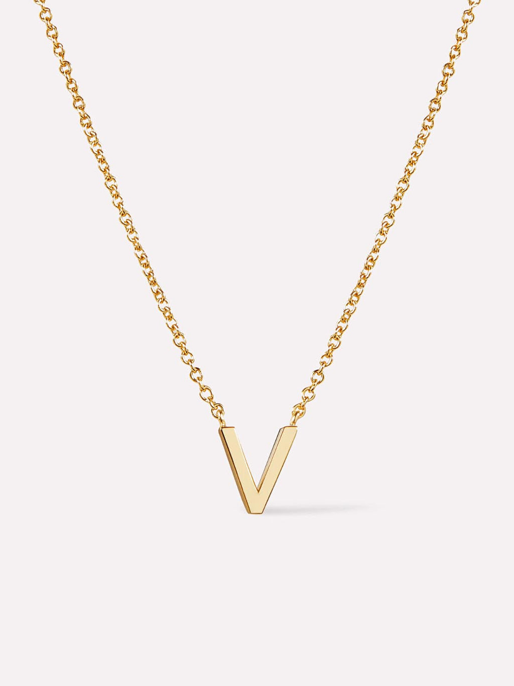 Gold Initial Necklace - Letter Necklace