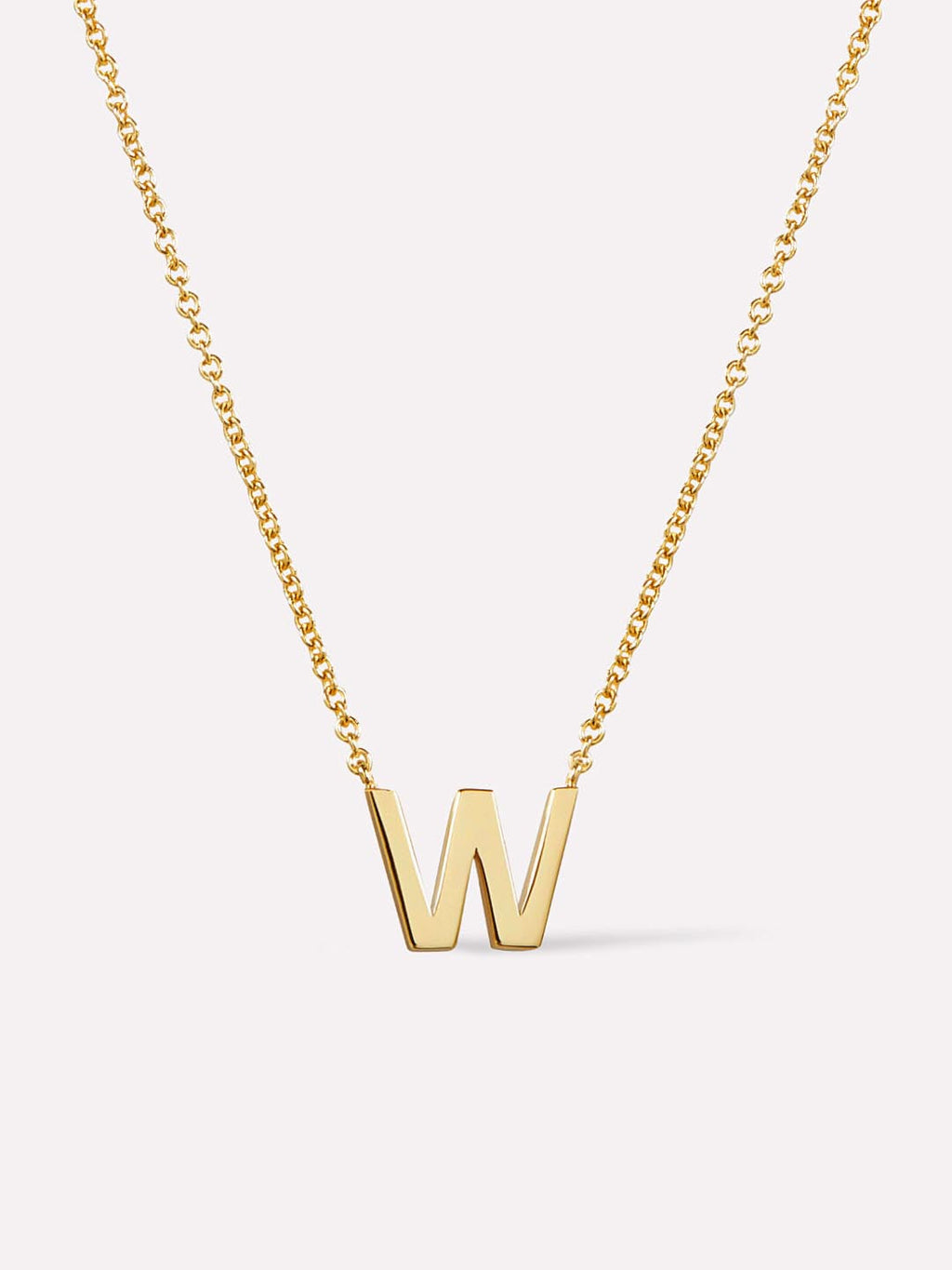 Gold Initial Necklace - Letter Necklace