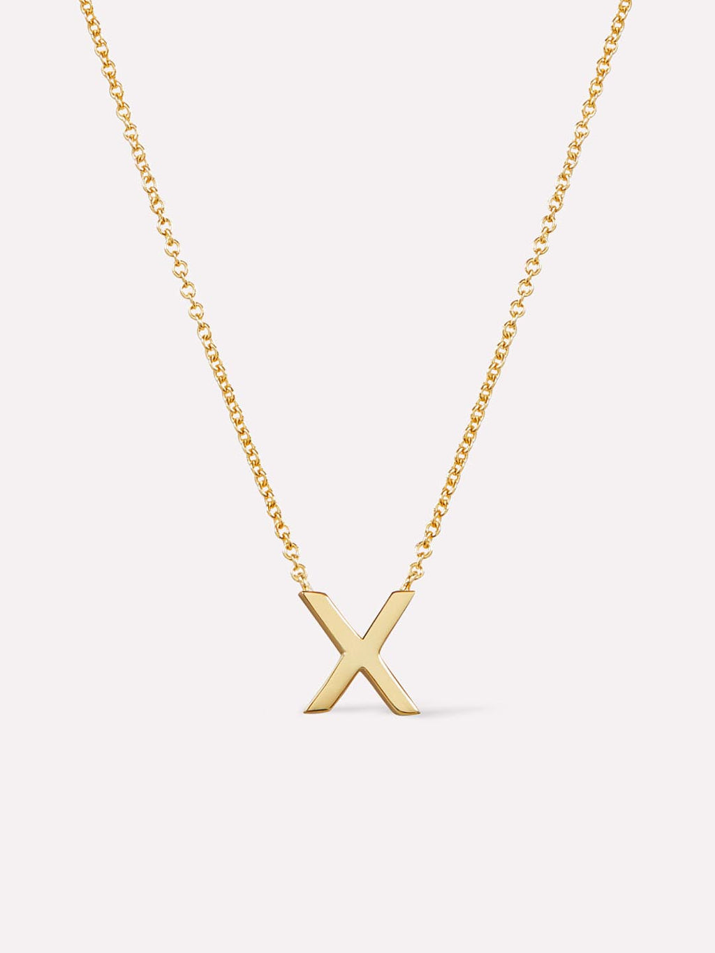 Gold Initial Necklace - Letter Necklace