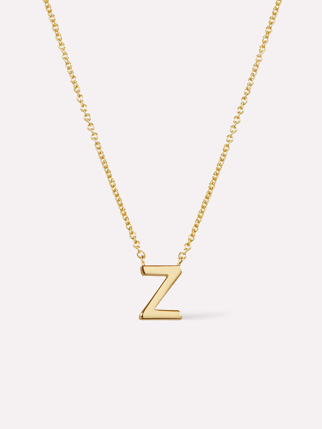 Gold Initial Necklace - Letter Necklace