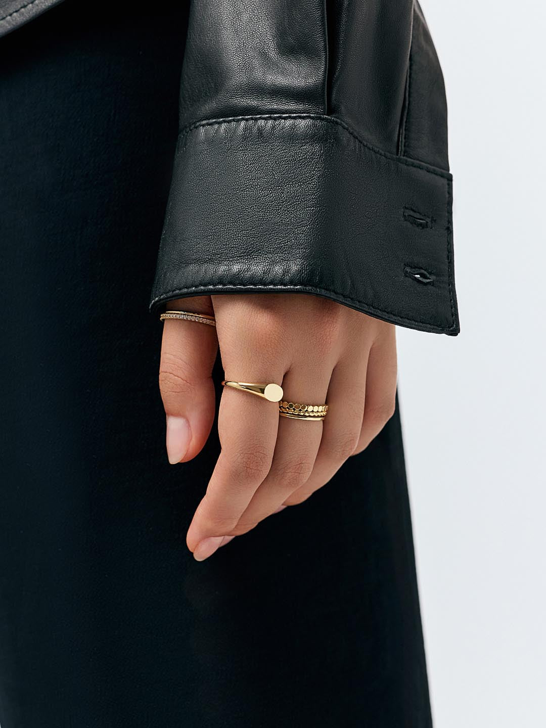 Gold Ring Set - Adrianna Set