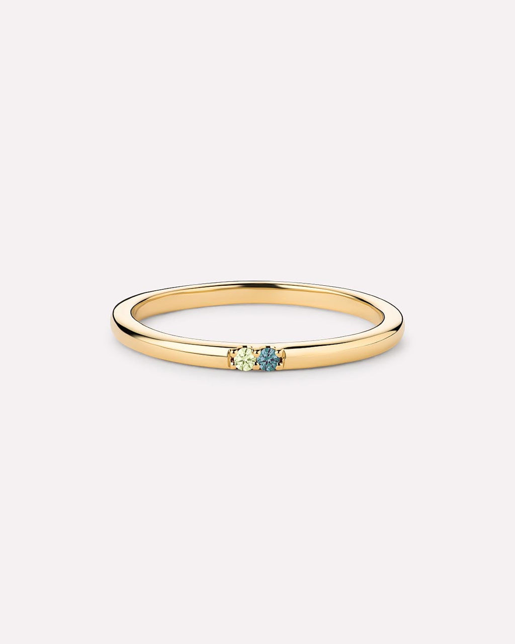 Birthstone Jewelry - 2 Stone Birthstone Ring
