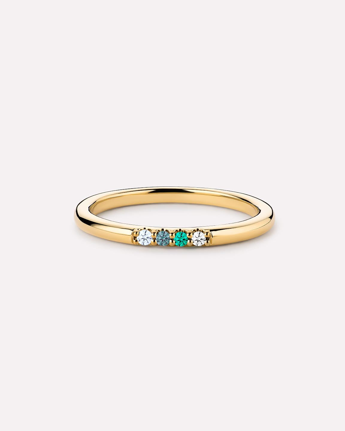 Birthstone Jewelry - 4 Stone Birthstone Ring