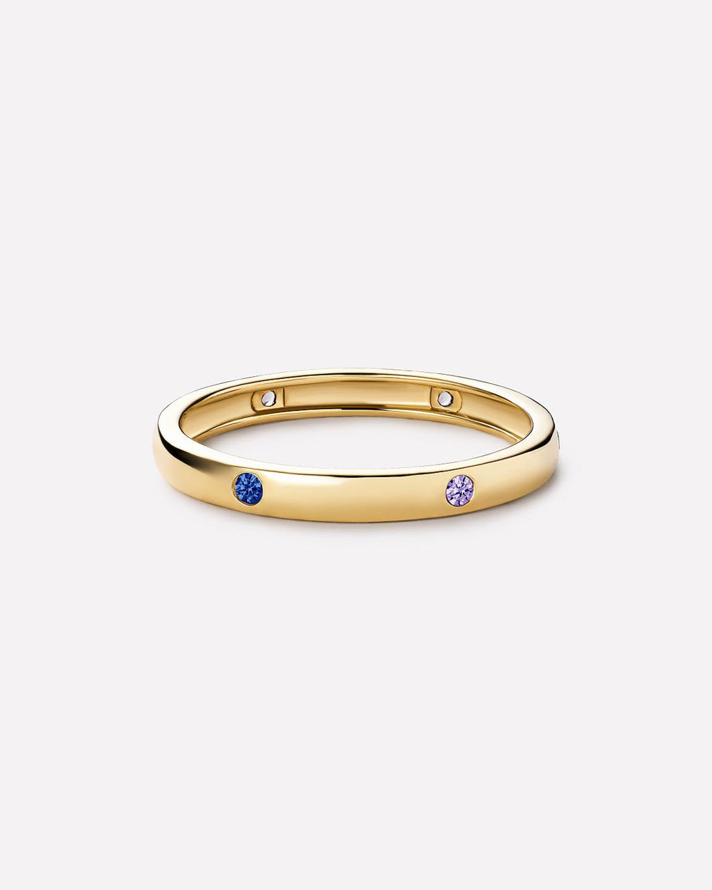 Birthstone Jewelry - 6 Stone Station Birthstone Ring