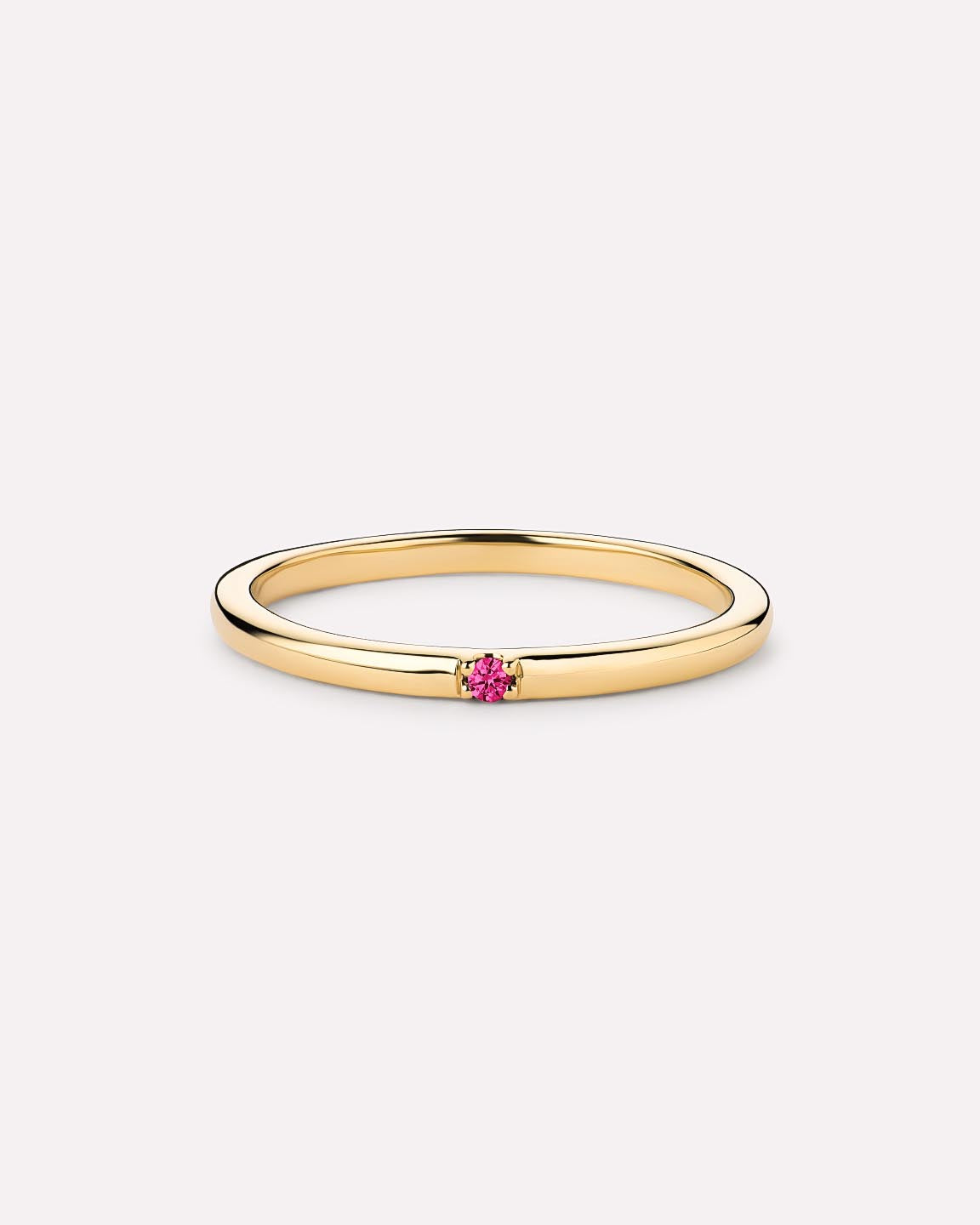 Birthstone Jewelry - Solo Birthstone Ring