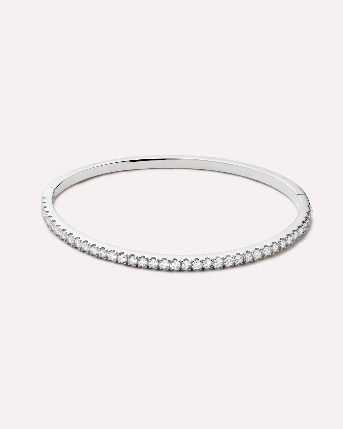 Bangle Bracelet - Juliette Silver