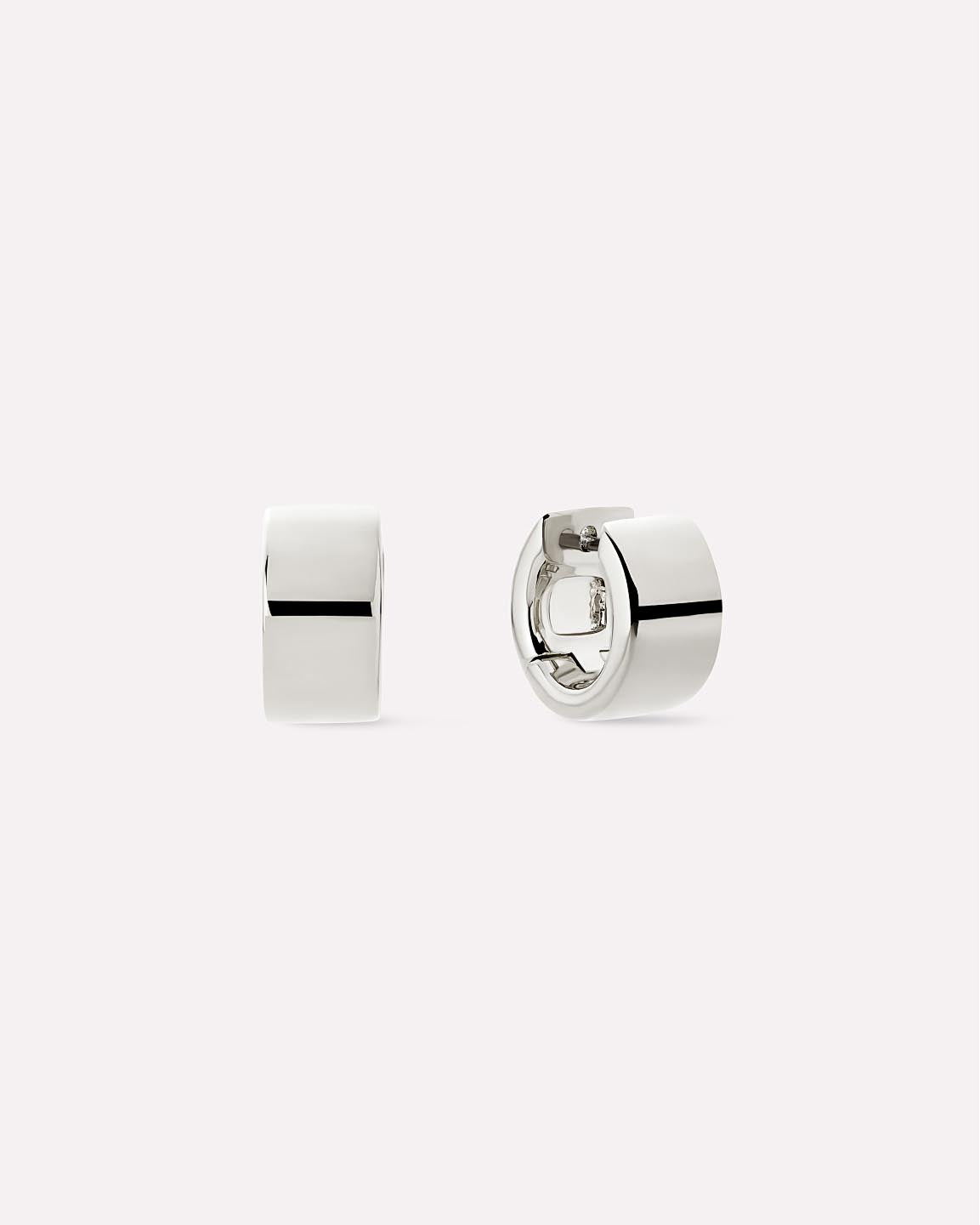 Hoop Earrings - Eden Hoops Silver