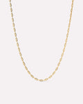 Solid Yellow Gold - Mini Anchor Chain Necklace