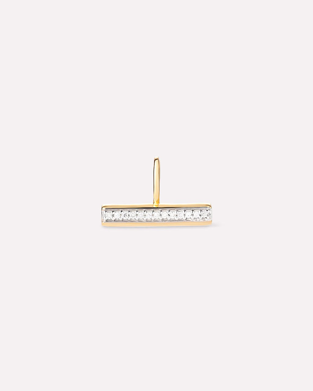 Solid Yellow Gold - Diamond Toggle Charm