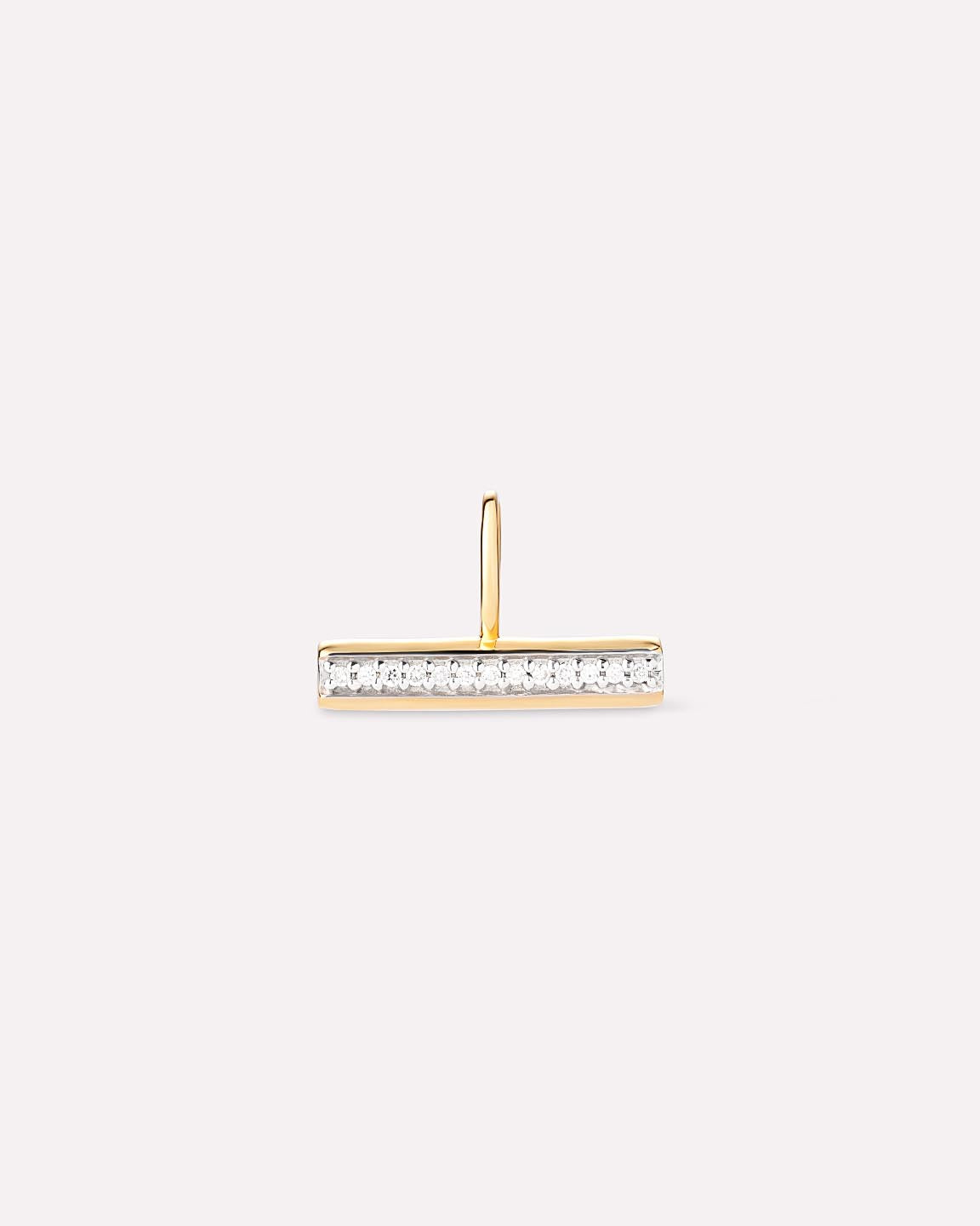 Solid Yellow Gold - Diamond Toggle Charm