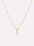 Solid Yellow Gold - Diamond Aurora Necklace