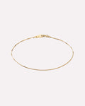 Solid Yellow Gold - Gold Mini Box Chain Bracelet