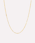 Solid Yellow Gold - Singapore Chain Necklace