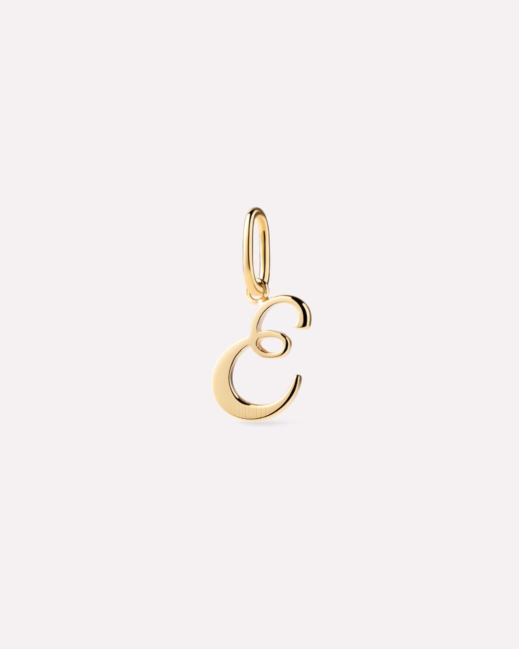 Solid Yellow Gold - Script Letter Charm