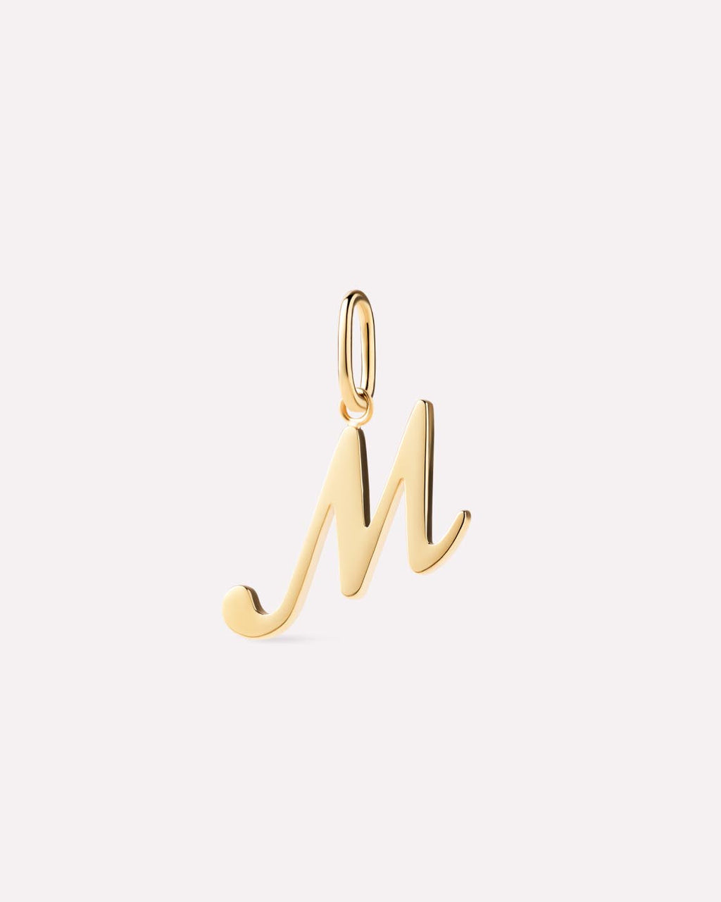 Solid Yellow Gold - Script Letter Charm