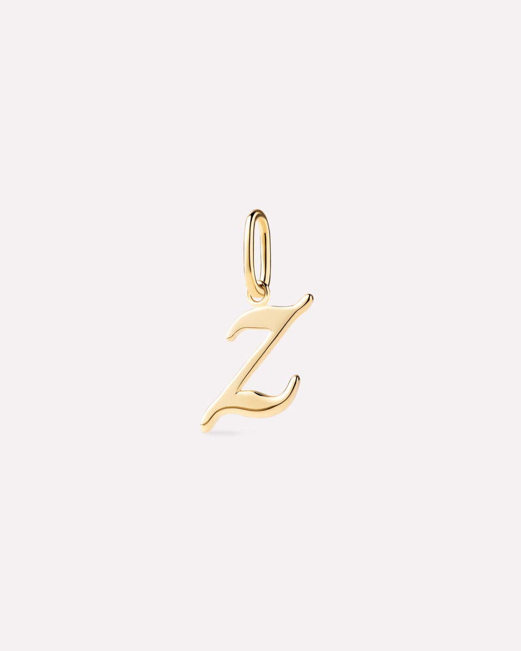 Solid Yellow Gold - Script Letter Charm