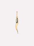 Solid Yellow Gold - Italian Horn Charm
