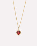 Solid Yellow Gold - Heirloom Heart Necklace