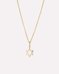 Solid Yellow Gold - Star of David Necklace